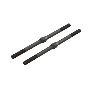 Arrma Steel Turnbuckle, M4 x 85mm Black (2) (Z-ARA330716)