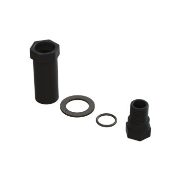 Arrma Aluminum Servo Saver Hub Set Black (Z-ARA340187)