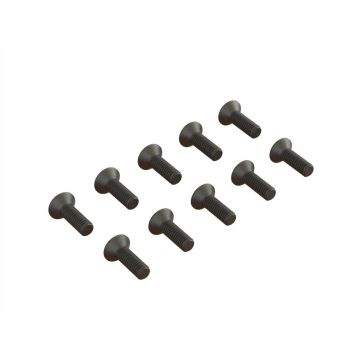 Arrma Flat Head Hex Machine Screw M2.5x8mm (10) (Z-ARA702005)