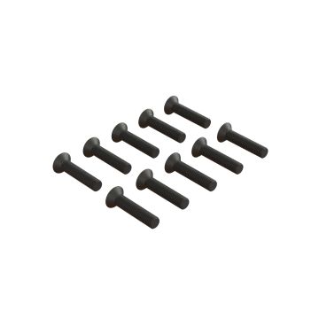 Arrma Flat Head Hex Machine Screw, M3x14mm (10) (Z-ARA722314)