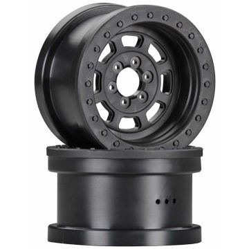 Axial 2.2 Trail Ready HD Series Wheels Black (2) (Z-AX08141)