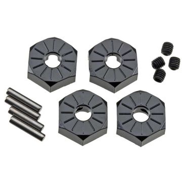 Axial Aluminum Hub Narrow 12mm Black (4) (Z-AX30427)