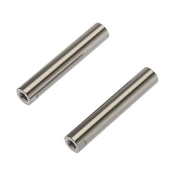 Axial Threaded Aluminum Pipe 6x33mm Grey (2) (Z-AX30517)