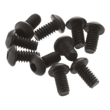 Axial Hex Sckt Button Hd Screw M2x4mm Black (10) (Z-AX31146)