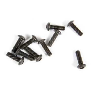 Axial Hex Socket Button Head Black M2.6x8mm (10) (Z-AX31373)