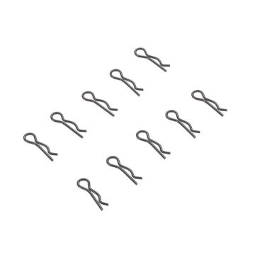 Axial 3mm Body Clip Black (10) (Z-AX31374)