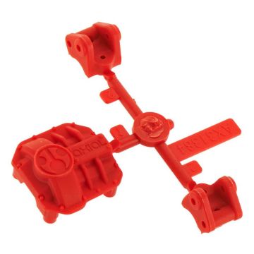 Axial AR44 Differential Cover/Link Mounts Red (Z-AX31384)