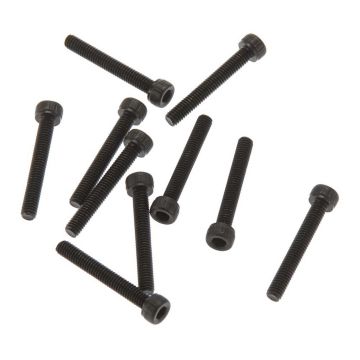 Axial M2.6x18mm Cap Head Screw Black (10) (Z-AX31399)