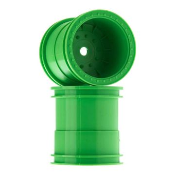 Axial 2.2 Monster Truck Wheels 63mm Green (2) (Z-AX31461)