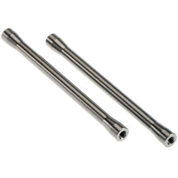 Axial Threaded Aluminum Link 7.5x94mm Grey (2) Opt (Z-AX31487)