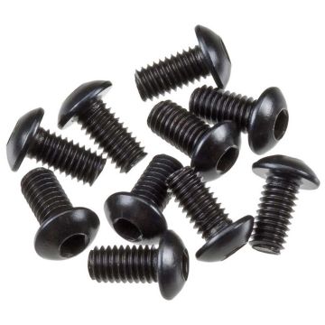Axial Hex Socket Button Head Black M3x6mm (10) (Z-AXA0113)