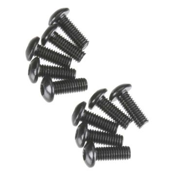 Axial Hex Sckt ButtonHead M3x8mm Black Oxide (10) (Z-AXA114)