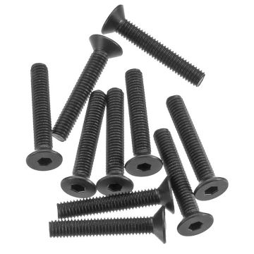 Axial Hex Socket Flat Head M3x18mm Black (10) (Z-AXA148)