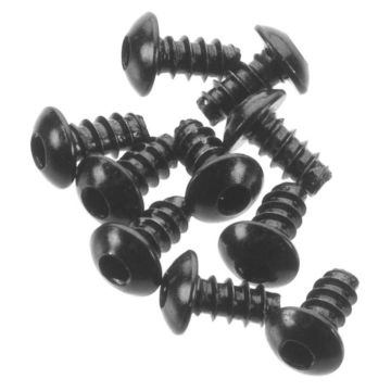 Axial Hex Socket Button Head M3x6mm Black (10) (Z-AXA433)