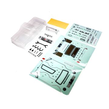 Axial 1967 Chevy C10 Body, Clear Precut: SCX24 (Z-AXI200001)