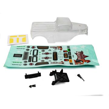 Axial B-17 Betty Body, Clear & Precut: SCX24 (Z-AXI200003)
