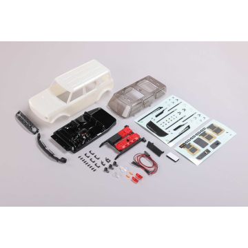Axial Body, White: SCX24 Ford Bronco (Z-AXI200009)