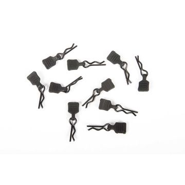 Axial 3mm Body Clip w/Tab, Black (10pc) (Z-AXI206000)