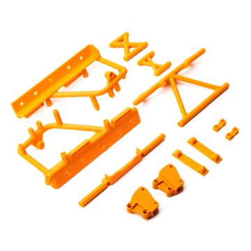 Axial Cage Supports Battery Tray (Orange)  RBX10 (Z-AXI231029)