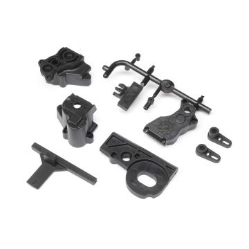 Axial Motor Mount, Trans Case & Linkage: 1/10 SCX10 PRO Comp Scale (Z-AXI232074)