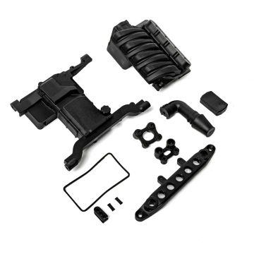 Axial SCX6: Front Servo Mount/Engine Cover/Seals (Z-AXI251005)