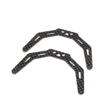 Axial Chassis Side Plates, Carbon Fiber (2): AX24 (Z-AXI301001)