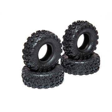 Axial 1.0 Rock Lizards Tires (4pcs): SCX24 (Z-AXI40003)