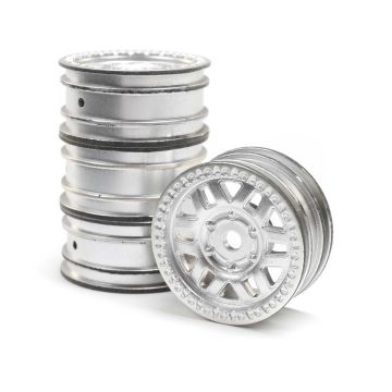 Axial 1.0 KMC Machete Wheels, Satin (4): SCX24 (Z-AXI40005)