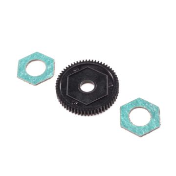 Losi Spur Gear w/ Slipper Pads, 60T, 0.5M: Mini-T 2.0 (Z-LOS212016)
