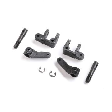 Losi Spindle, Caster Block, Front Axle Set: Mini JRX2 (Z-LOS214021)