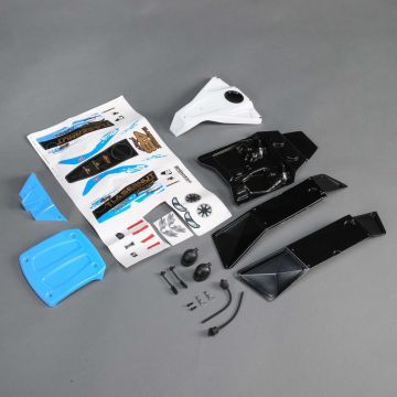 Losi Body Set, Blue, Painted: Ultra 4 (Z-LOS230075)