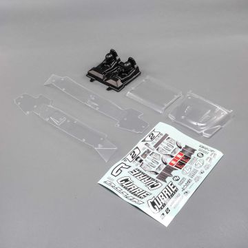 Losi Body/Driver Set, Clear: Hammer Rey (Z-LOS230100)