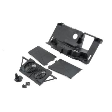 Losi Rear Bulkhead,Fan Panel, Mudguards: Baja Rey (Z-LOS231005)