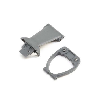 Losi Front Bumper/Skid Plate&Support,Grey: Rock Rey (Z-LOS231040)