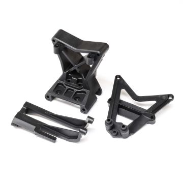 Losi Front Upper Arm/Shock Mount and ESC Mount: RZR Rey (Z-LOS231099)