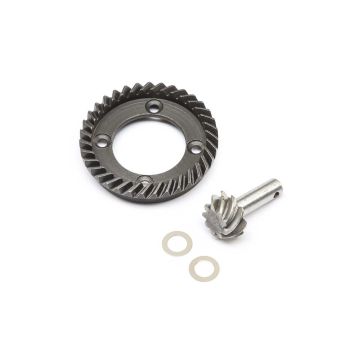 Losi Rear Ring & Pinion Gear Set: TENACITY ALL (Z-LOS232028)