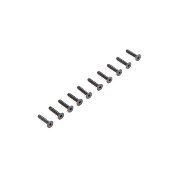 Losi Flat Head Screws M2.5 x 12mm (10) (Z-LOS235010)