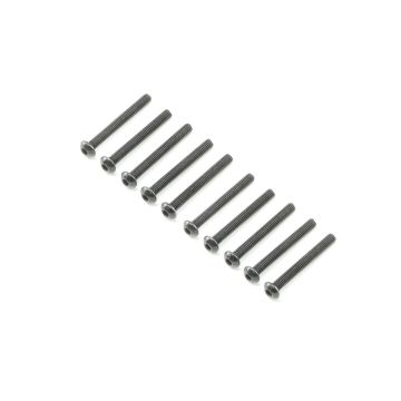 Losi Button Head Screws M3x25mm (10) (Z-LOS235024)