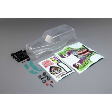 Losi Body Set, Grave Digger, Clear: LMT (Z-LOS240014)