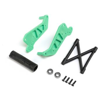 Losi Wheelie Bar Set, Green: LMT (Z-LOS241029)