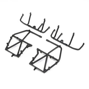 Losi Side Cage and Lower Bar, Black: LMT (Z-LOS241040)