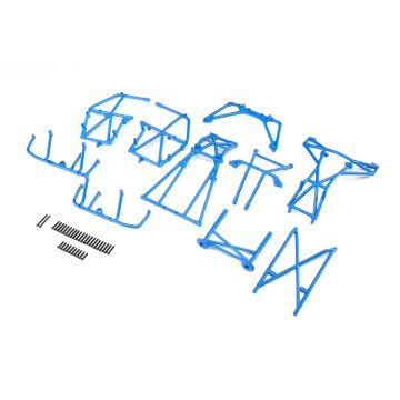 Losi Cage Set  Complete, Blue: LMT (Z-LOS241046)