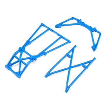 Losi Rear Cage and Hoop Bars, Blue: LMT (Z-LOS241049)