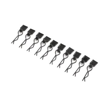 Losi Body Clips, Black, Small (10): LMT (Z-LOS246003)
