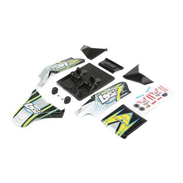 Losi Body Set, Screened, Black: DBXL-E (Z-LOS250016)