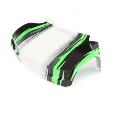 Losi Front Hood, Black: Super Baja Rey (Z-LOS250026)