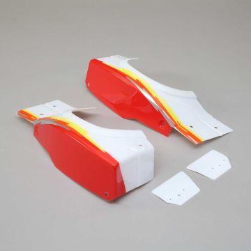 Losi L/R Rear Fender Set, Red: Super Baja Rey (Z-LOS250029)