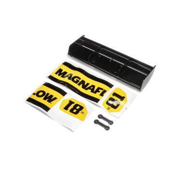 Losi Wing, Magnaflow, Black: DBXL 2.0 (Z-LOS250054)