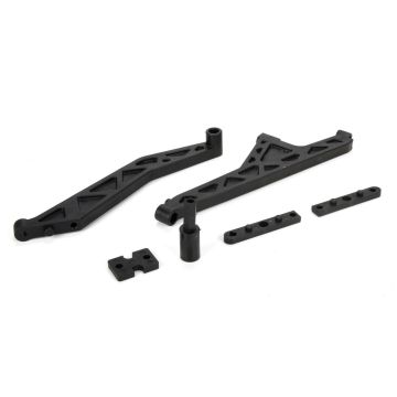 Losi FR/RR Chassis Brace & CNTR Diff Spcr: MTXL (Z-LOS251037)