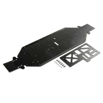 Losi Chassis w/Brace, 4mm Black: DBXL-E 2.0 (Z-LOS251090)